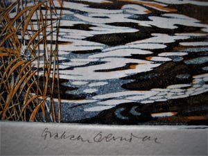 Graham Evernden - (Kent 1947-) Fascinerend realistisch Litho "High Water" gesigneerd kopen? Bied vanaf 20!