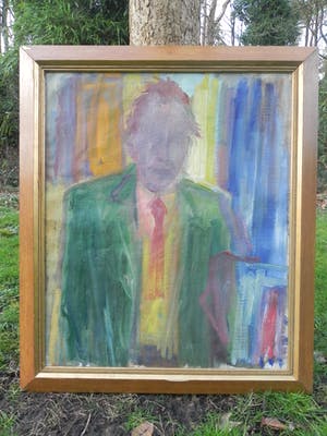 Bengt Hamrén - Zelfportret in olie op doek kopen? Bied vanaf 125!