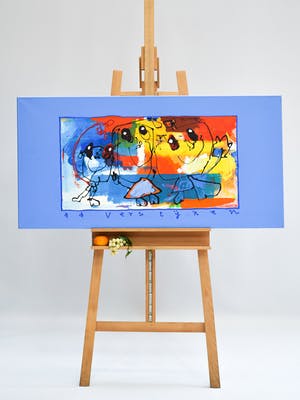 Ad Verstijnen - s'Avonds buiten - Groot kopen? Bied vanaf 350!