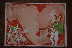 Edouard Pignon - Litho, Titel. "Hommage a Federico Fellini ". kopen? Bied vanaf 50!