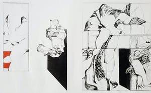 Gerti Bierenbroodspot - Labyrinth, ets - Zonder lijst maar met titel! kopen? Bied vanaf 1!
