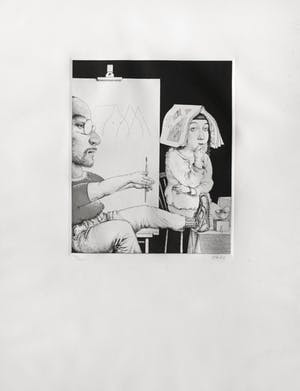 Peter van Poppel - geen titel / van Poppel met model / Utrecht 1987 kopen? Bied vanaf 1!