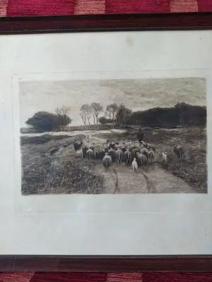 Anton Mauve (sr.) - herder met schapen kopen? Bied vanaf 50!