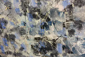 AcheterAngelos Tassopoulos - Olieverf op doek, Abstracte compositie - Zeer groot? Enchérissez de 300!