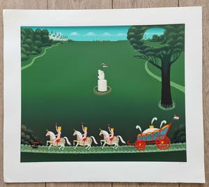 Willem Westbroek - (1918 - 1998) Landschap met koets kopen? Bied vanaf 50!