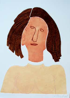 Reinhoud D'Haese - portfolio: 8 etsen en gedichten ( Hugo Claus) - 1997 verkocht voor € 725!