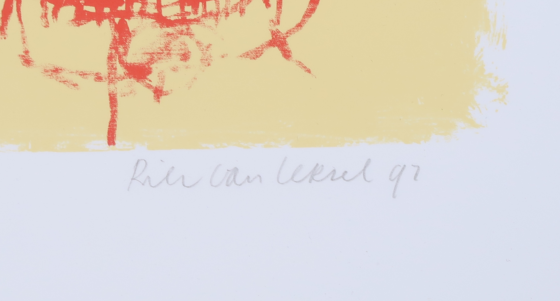 Rik van Iersel - Zeefdruk, Zonder titel kopen? Bied vanaf 40!