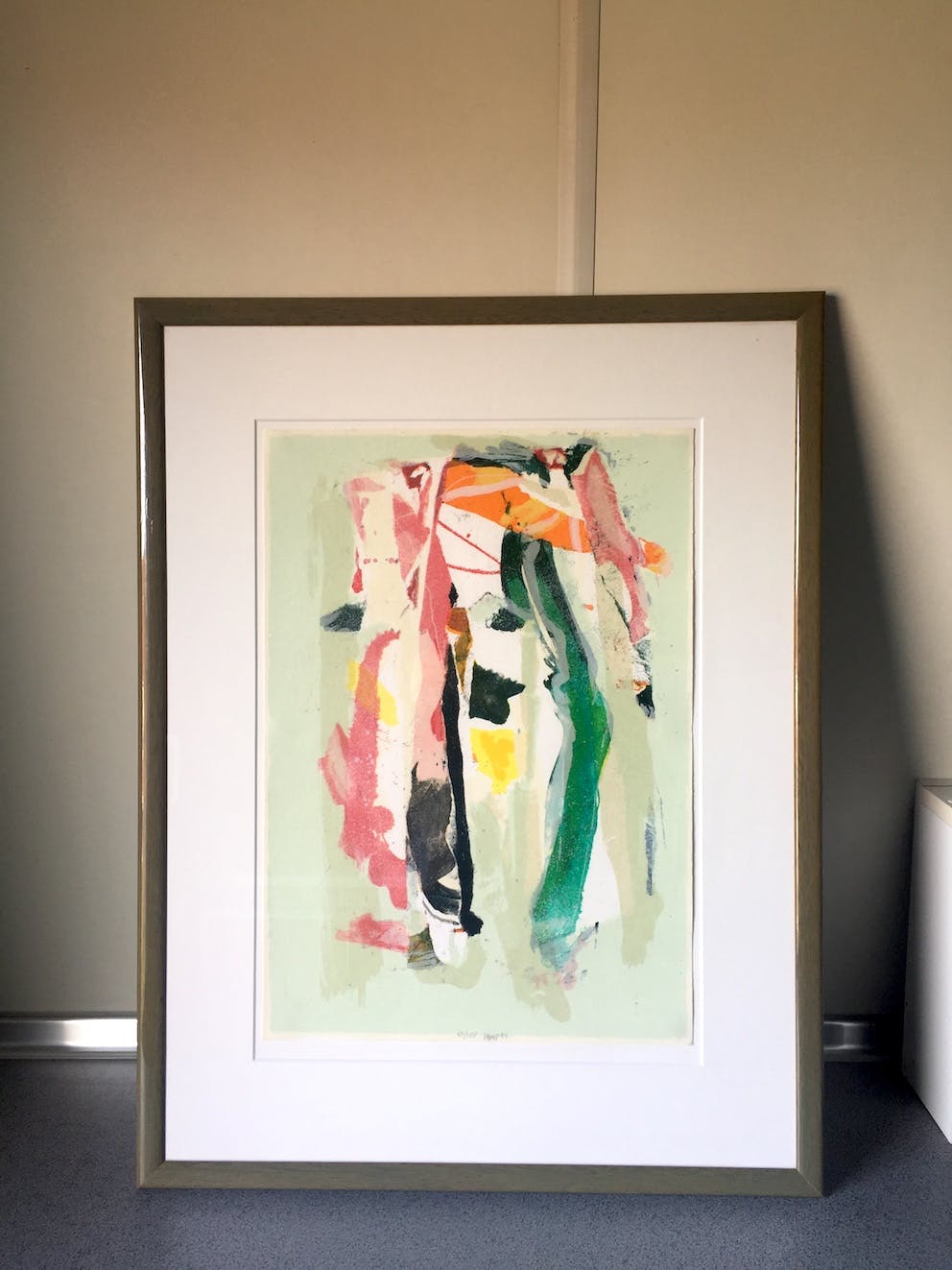 Hans Meyer Petersen - Zeefdruk, Ingelijst kopen? Bied vanaf 75!