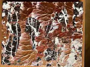 Joop Verhagen - Prachtig schilderij - gesigneerd op achterzijde. verkocht voor € 50!
