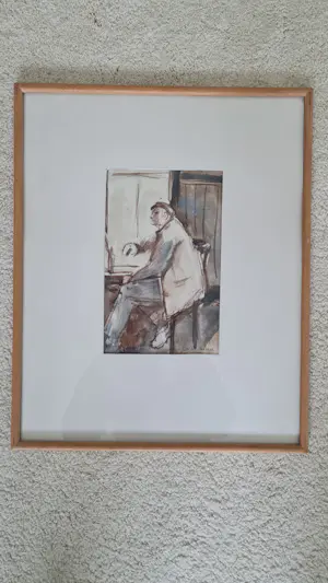 Les (Isaac) Jacobs - Oude man in Café Bakker kopen? Bied vanaf 140!
