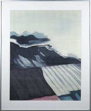 Ella Steenmeijer - Aquarel op zijde, Zonder titel - Ingelijst kopen? Bied vanaf 20!