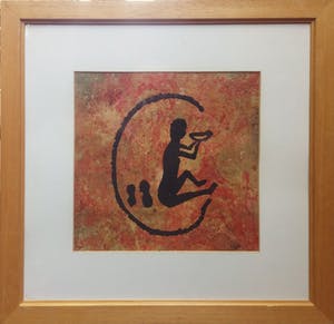 Niet of onleesbaar gesigneerd - linosnede op monotype kopen? Bied vanaf 1!