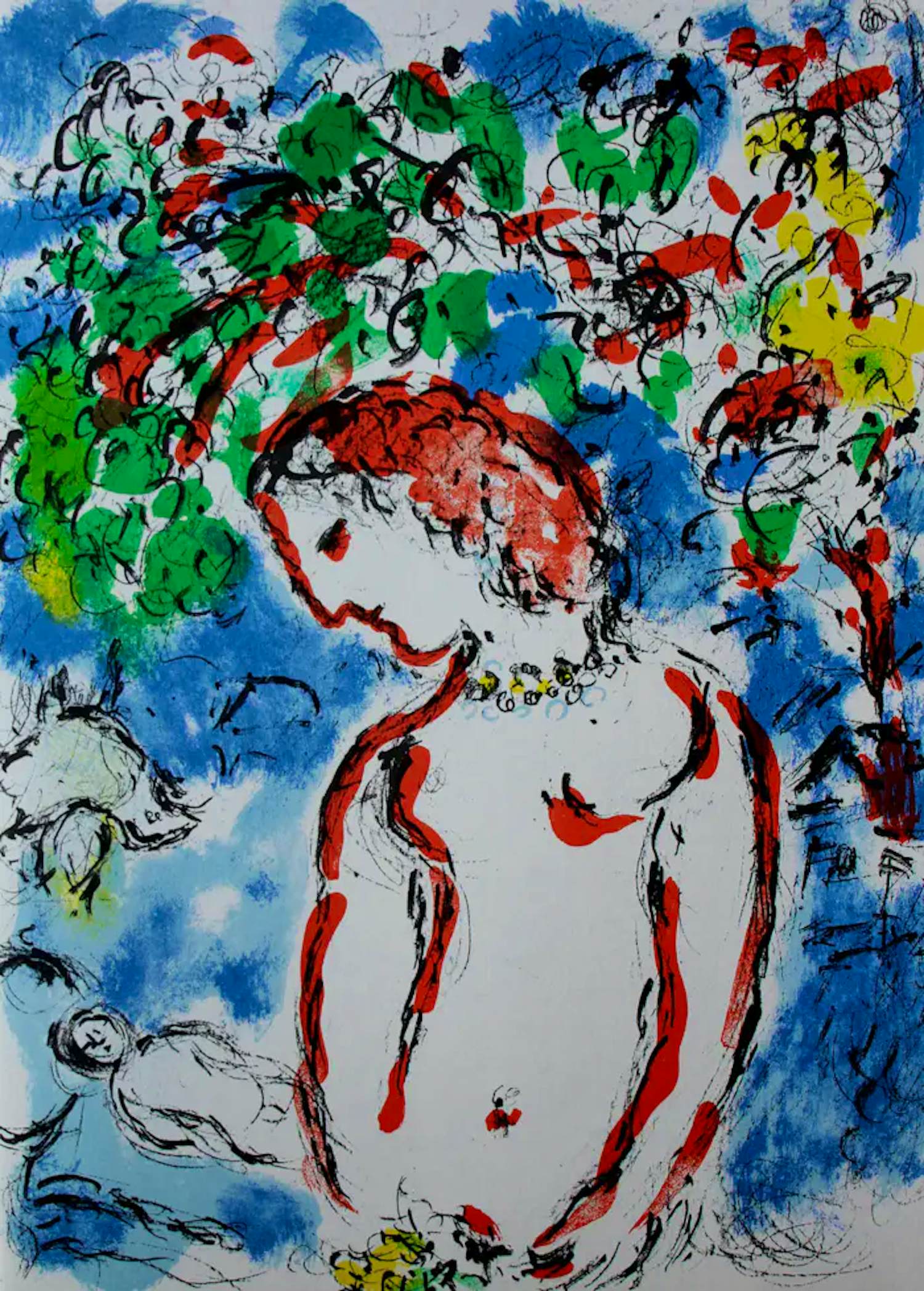 Marc Chagall - Litho: Derriere le Miroir - 1972 verkocht voor € 75!