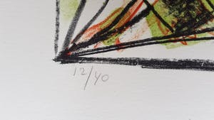 Lucebert - kleurenlitho 12/40 - gesigneerd - 1982 kopen? Bied vanaf 1!