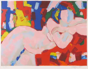 Marc Jonk - Zeefdruk, Vrouwelijk naakt - Ingelijst (Groot) kopen? Bied vanaf 50!