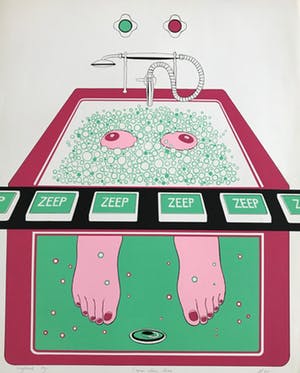 Ton Klop - Kleurenzeefdruk - 1969 - 24/50 - Gesigneerd kopen? Bied vanaf 55!