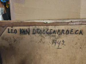 Leo Van Droogenbroeck - vaas met bloemen kopen? Bied vanaf 300!