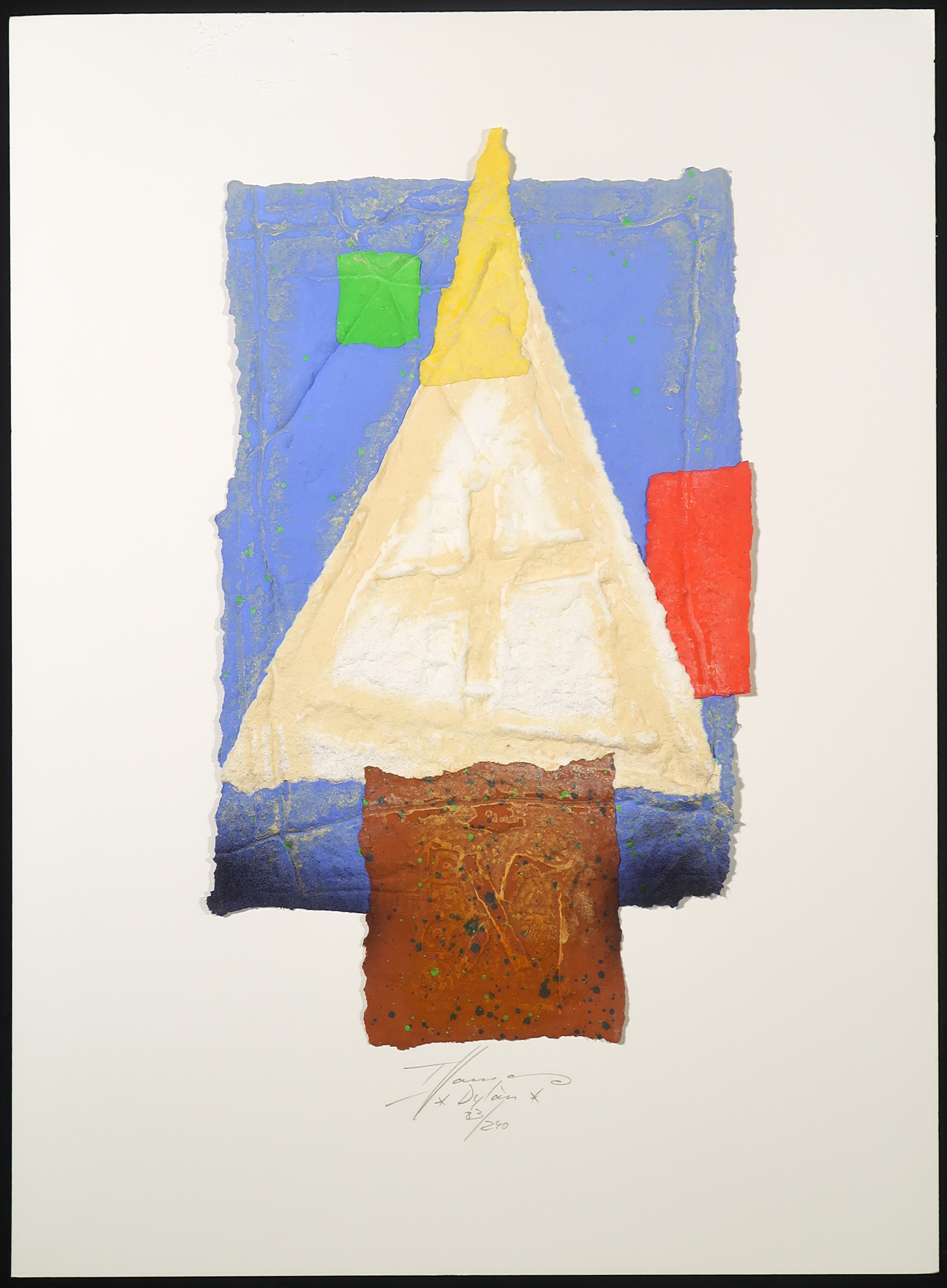 Thomas Hamann - Carborundum op geschept papier, Dylan kopen? Bied vanaf 1!