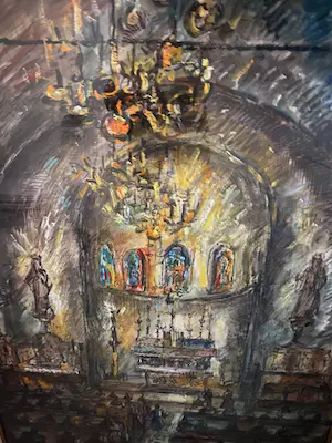 Jan Makkes - Kerkinterieur kopen? Bied vanaf 50!