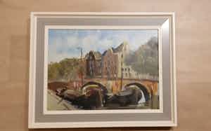 Jan Kelderman - Amsterdam Stokvishuis Brouwersgracht verkocht voor € 75!