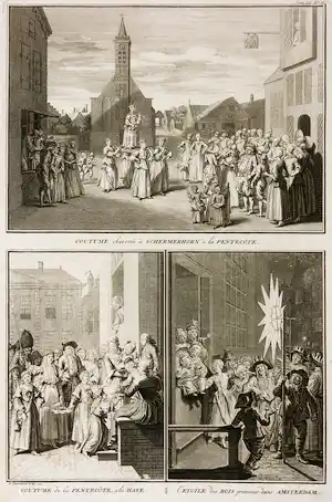 Bernard Picart - Kopergravure, Pinksterfeesten verkauft für € 35!