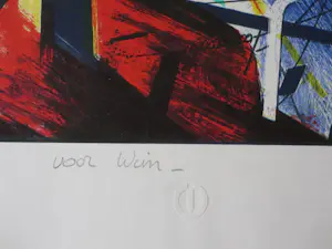 Frieda Van Dun - Hoogspanning kleurenlitho 2001 kopen? Bied vanaf 55!