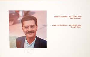 Joseph Beuys - Nimm Foggia ernst, es lohnt sich verkocht voor € 300!