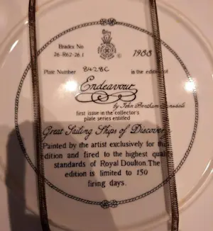Wedgwood - Royal Doulton - "GREAT SAILING SHIPS OF DISCOVERY" SERIES kopen? Bied vanaf 1!