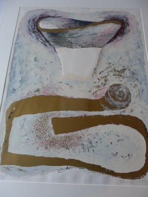 Bert Vredegoor - Zeefdruk. Titel. "Unicum". kopen? Bied vanaf 20!