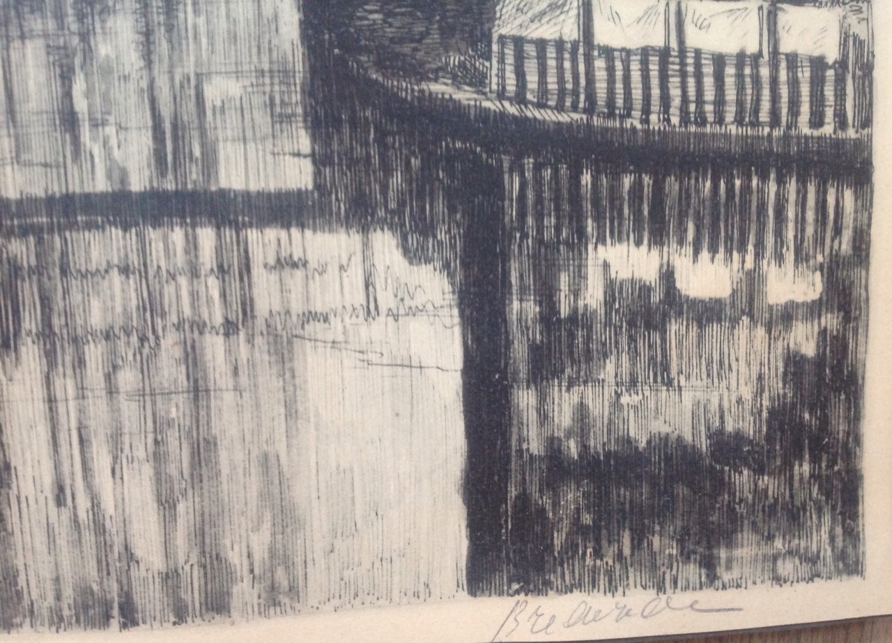 Niet of onleesbaar gesigneerd - Brederode - Het Kolkje, Amsterdam kopen? Bied vanaf 1!