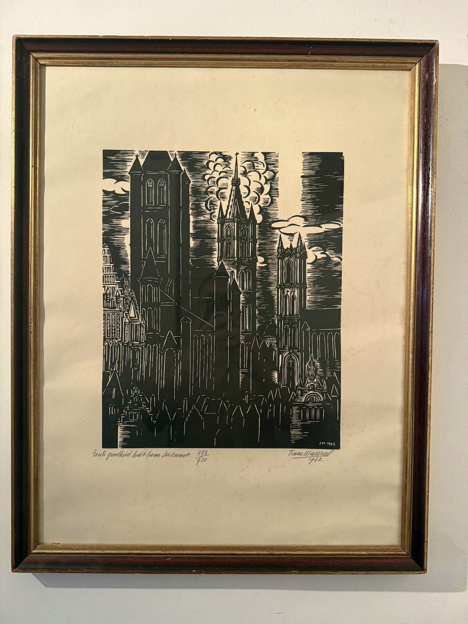 Frans Masereel - Gents grootheid luidt haar toekomst kopen? Bied vanaf 175!