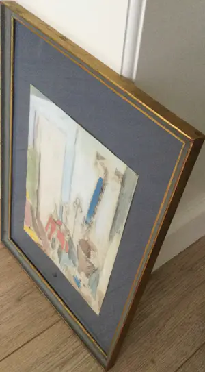 Jan Peeters - stilleven | aquarel/tekening - ingelijst kopen? Bied vanaf 35!