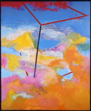 Franscz Witte - Gemengde techniek op doek, Spaans landschap (Groot) kopen? Bied vanaf 100!