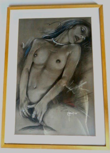 Niet of onleesbaar gesigneerd - Gesigneerd: Zoeteweij - Naakt I kopen? Bied vanaf 1!