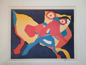 Karel Appel - Zeefdruk, oplage van 100, titel onbekend kopen? Bied vanaf 800!