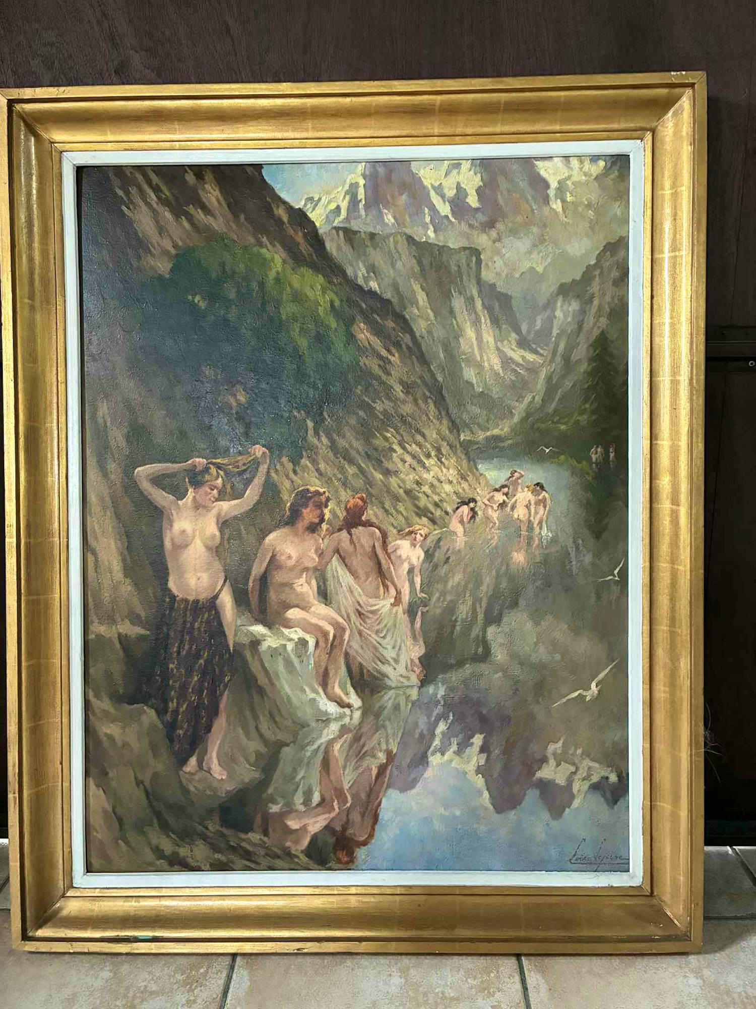 Lucien Lejeune - Au Royaume des Nymphes verkocht voor € 150!