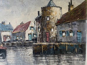 Conrad van Reken - (1878-1959) - Hollands kanaal zicht kopen? Bied vanaf 79!