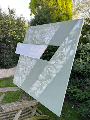 Maurice Grothausen - RELIËFPANELEN XXL by Maurice M. Grothausen MG-04 pijl horizontaal Kaki groen kopen? Bied vanaf 250!