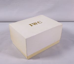 IWC - Electronic 18K Goud, Zwitsers herenhorloge met zwart lederen band kopen? Bied vanaf 1600!