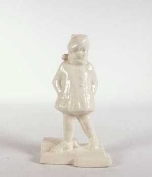 Eta Lempke - Plateel, Meisje met baret door Plateelbakkerij Zuid-Holland Gouda kopen? Bied vanaf 35!