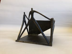 Brons (Onbekend) - Twee figuren kopen? Bied vanaf 35!