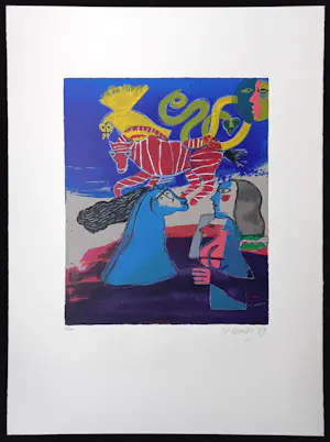 Corneille - Six reves peints, zeefdruk kopen? Bied vanaf 250!