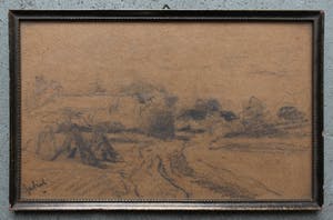 Paul Joseph Constantin Gabriel - tekening - 'Landschap' kopen? Bied vanaf 30!