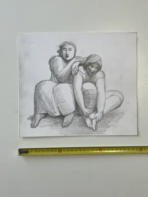 Jan Keustermans - Lot van 10 atelierschetsen kopen? Bied vanaf 95!