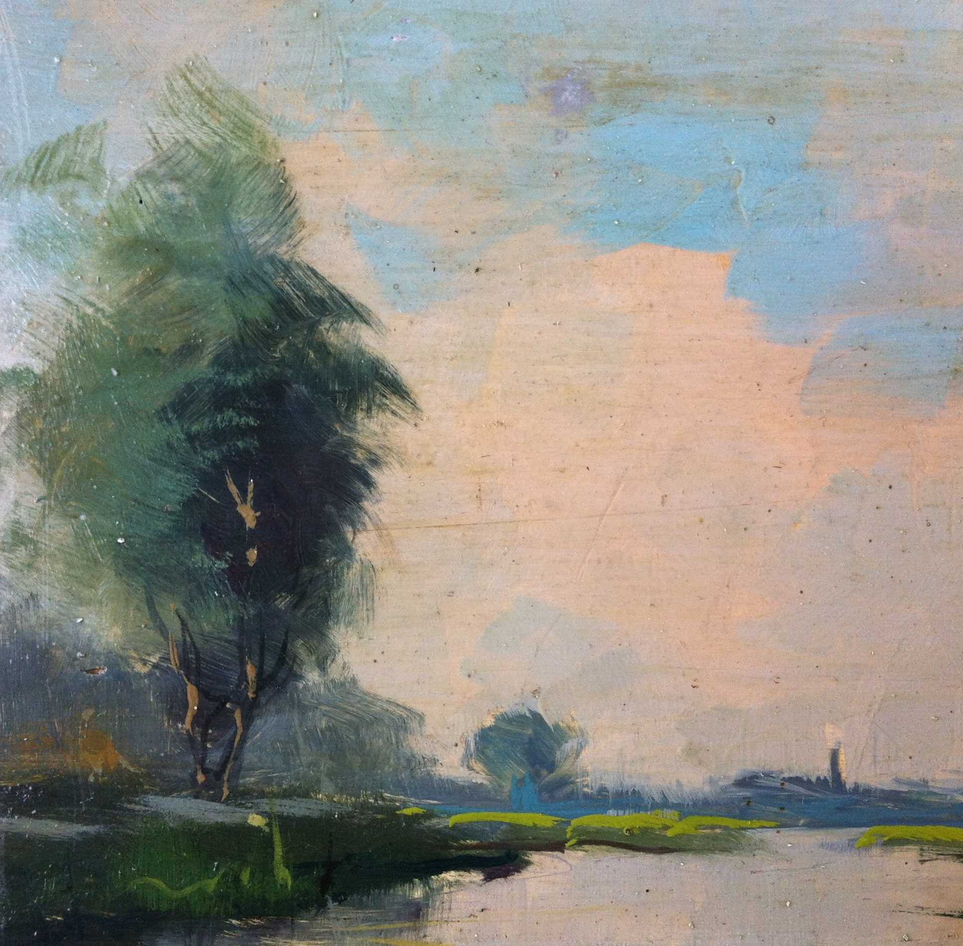 Gerardus Marcellus Rosinga - Waterlandschap met molen kopen? Bied vanaf 35!