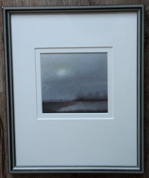 Harry van Kuyk - Ingelijste pastel: Miezerig -2003 kopen? Bied vanaf 250!