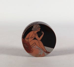 Groninger Steenfabrieken - Plateel, glas en bakeliet, Lot van een vaas, zeepdoosje en parfumfles kopen? Bied vanaf 10!