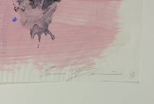 AcheterWim de Bruin - Gemengde techniek op papier, Abstracte vorm van een boom (Zeer groot)? Enchérissez de 50!