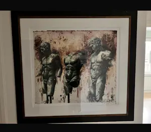 Gerti Bierenbroodspot - The three graces, litho (mooi ingelijst) kopen? Bied vanaf 250!