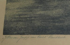 Gijs Voskuyl - Litho, “Jotter van Jaapje van Karel” - gesigneerd & ingelijst - 1949 kopen? Bied vanaf 1!